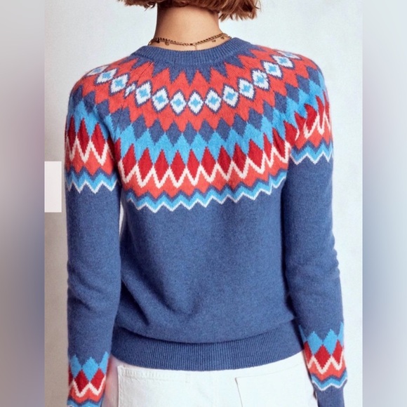 Boden Edie Fair Isle Cardigan Size Medium - Picture 8 of 16